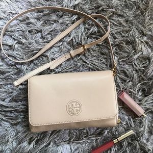 Tory Burch crossbody pink nude